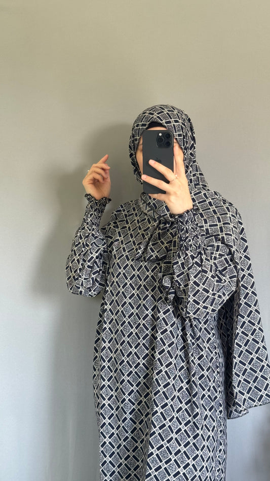 Elegant Prayer Dress, Prayer Outfit, Maxi Dress, Khimar, Islamic Dress, Prayer Abaya, Prayer set, Islamic gift, PrayerHijab, Umrah Abaya,