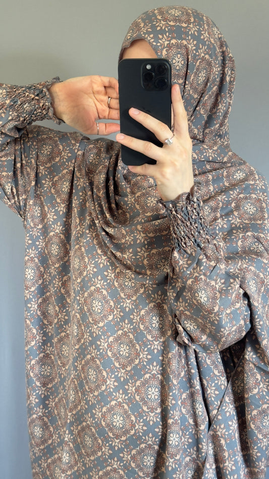 Elegant Prayer Dress, Prayer Outfit, Maxi Dress, Khimar, Islamic Dress, Prayer Abaya, Prayer set, Islamic gift, PrayerHijab, Umrah Abaya, Ramadan Abaya, One Size Prayer Dress