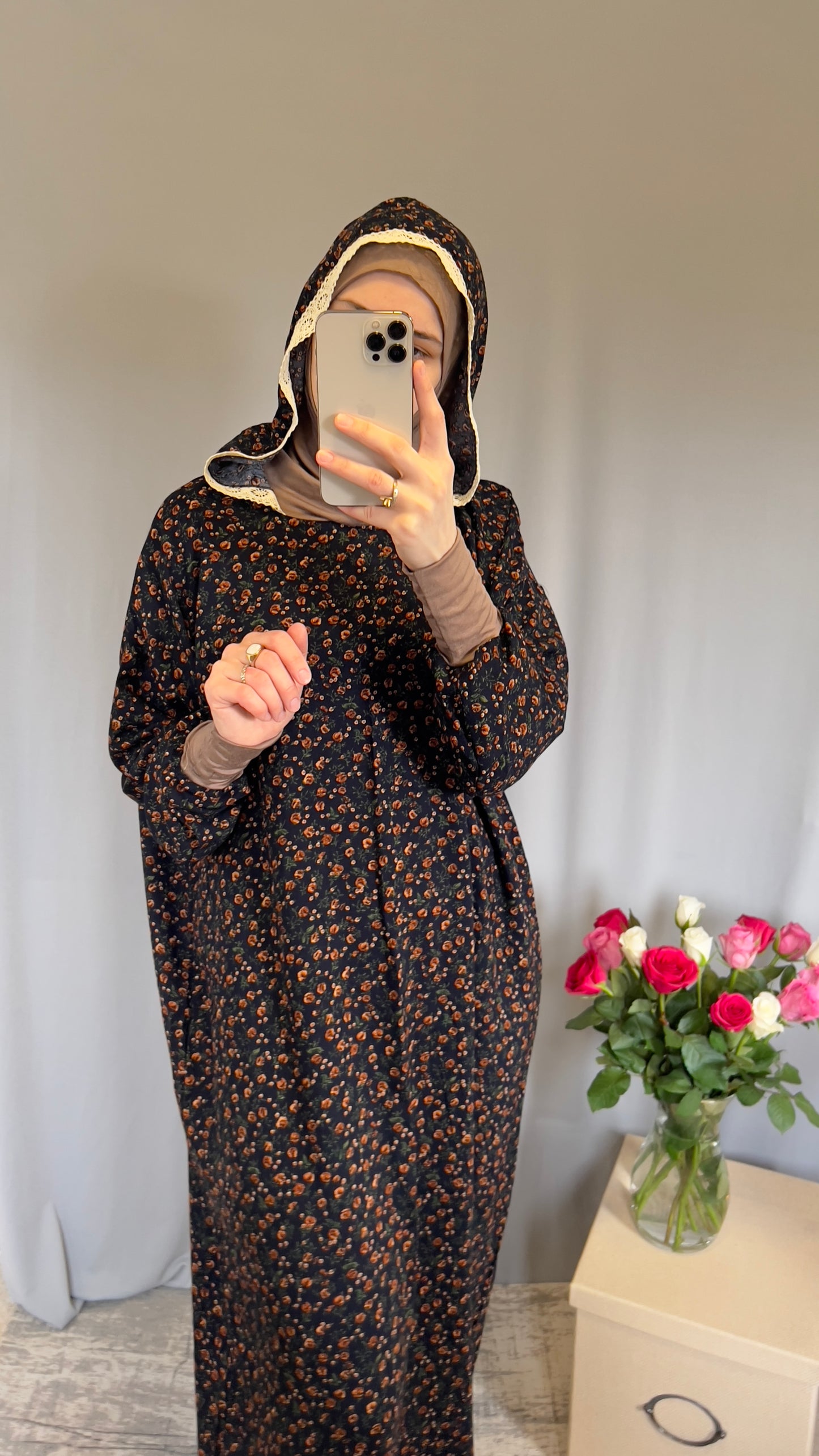 Hooded Black Prayer Dress, Prayer Dress Set, High Quility Prayer Dress, Muslim Women Gift, Abaya Full Body Cover Dress, Hajj Dress, Prayer Outfit