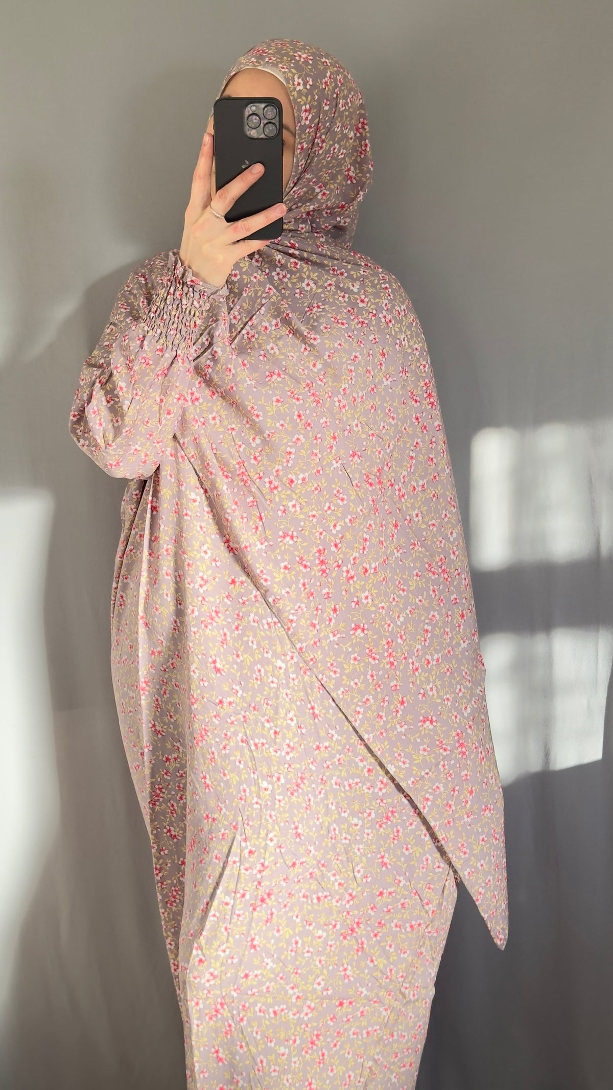Pinky Prayer Abaya Set / Prayer Abaya Set / Pink Prayer Dress for Woman / Prayer Clothes Muslim / Prayer Gown / Prayer Outfit/ Salah Dress / Namaz Dress, Ramadan Abaya