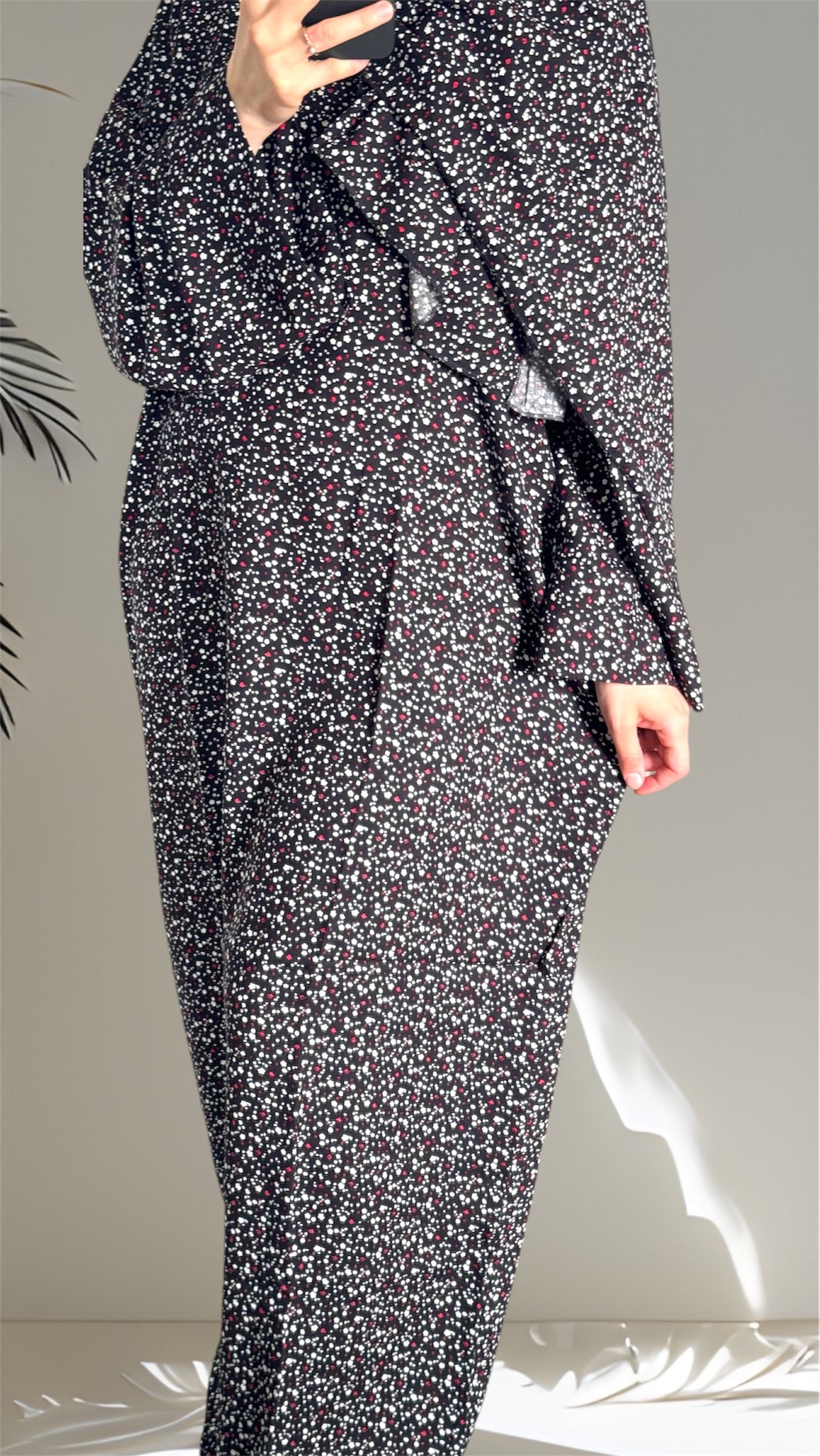 Floral Abaya, Maxi Dress, prayer  abaya, Muslim Women long Dress, Islamic Dress, Hijab, long Sleeve Dress, Kaftan, Modest Clothing, Clothed Abaya