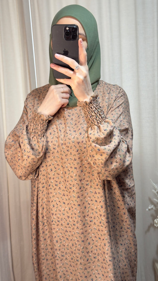 Dusty Pink Prayer Dress with integrated hijab, Prayer Dress Set, High Quility Prayer Dress, Muslim Women Gift, Abaya Full Body Cover Dress, Hajj Dress, Prayer Outfit, Ramadan Gift