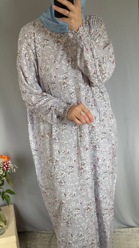 Purple Prayer Dress, Prayer Dress Set, High Quility Prayer Dress, Muslim Women Gift, Abaya Full Body Cover Dress, Hajj Dress, Prayer Outfit