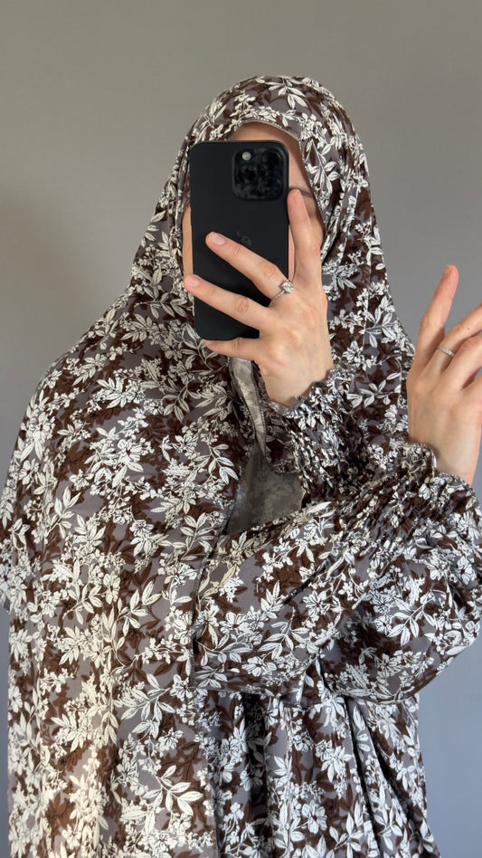 Elegant Prayer Dress, Prayer Outfit, Maxi Dress, Khimar, Islamic Dress, Prayer Abaya, Prayer set, Islamic gift, PrayerHijab, Umrah Abaya, Ramadan Abaya, One Size Prayer Dress