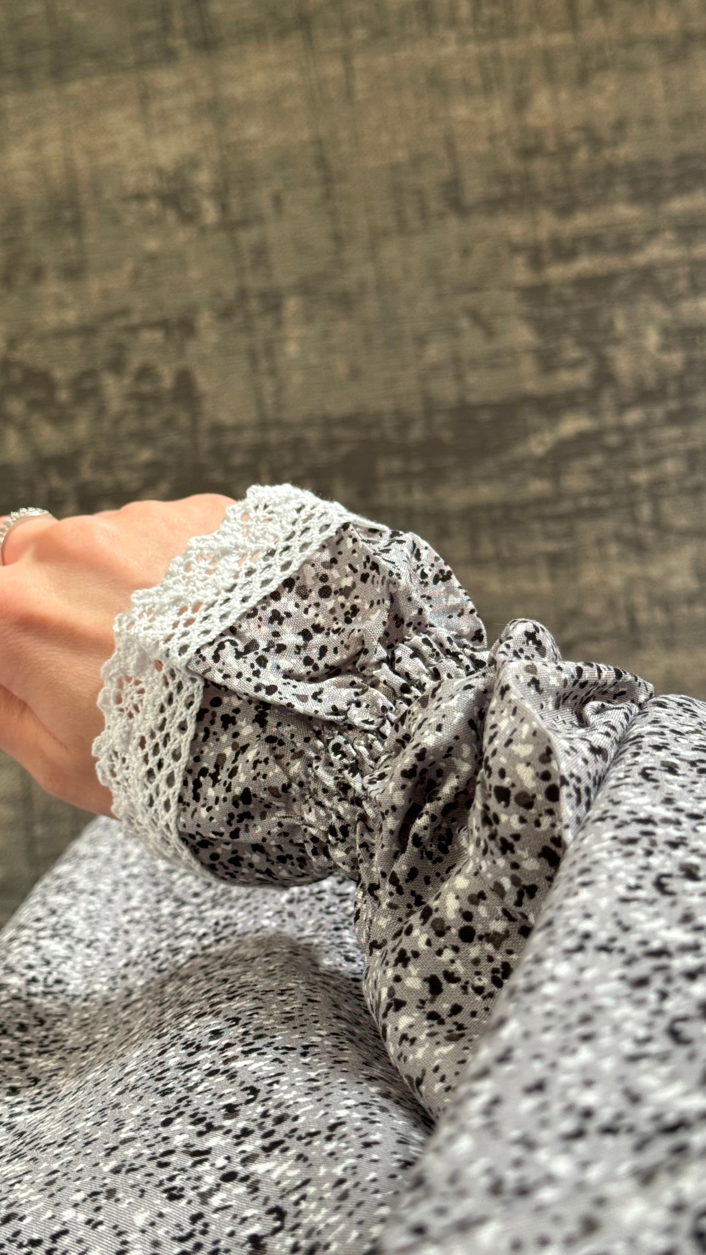 Grey Cotton prayer dress / Modest prayer outfit / Travel-friendly prayer dress / One-size prayer garmen / Hijab-friendly dress for prayer / Prayer Dress with attached Hijab / Prayer Set