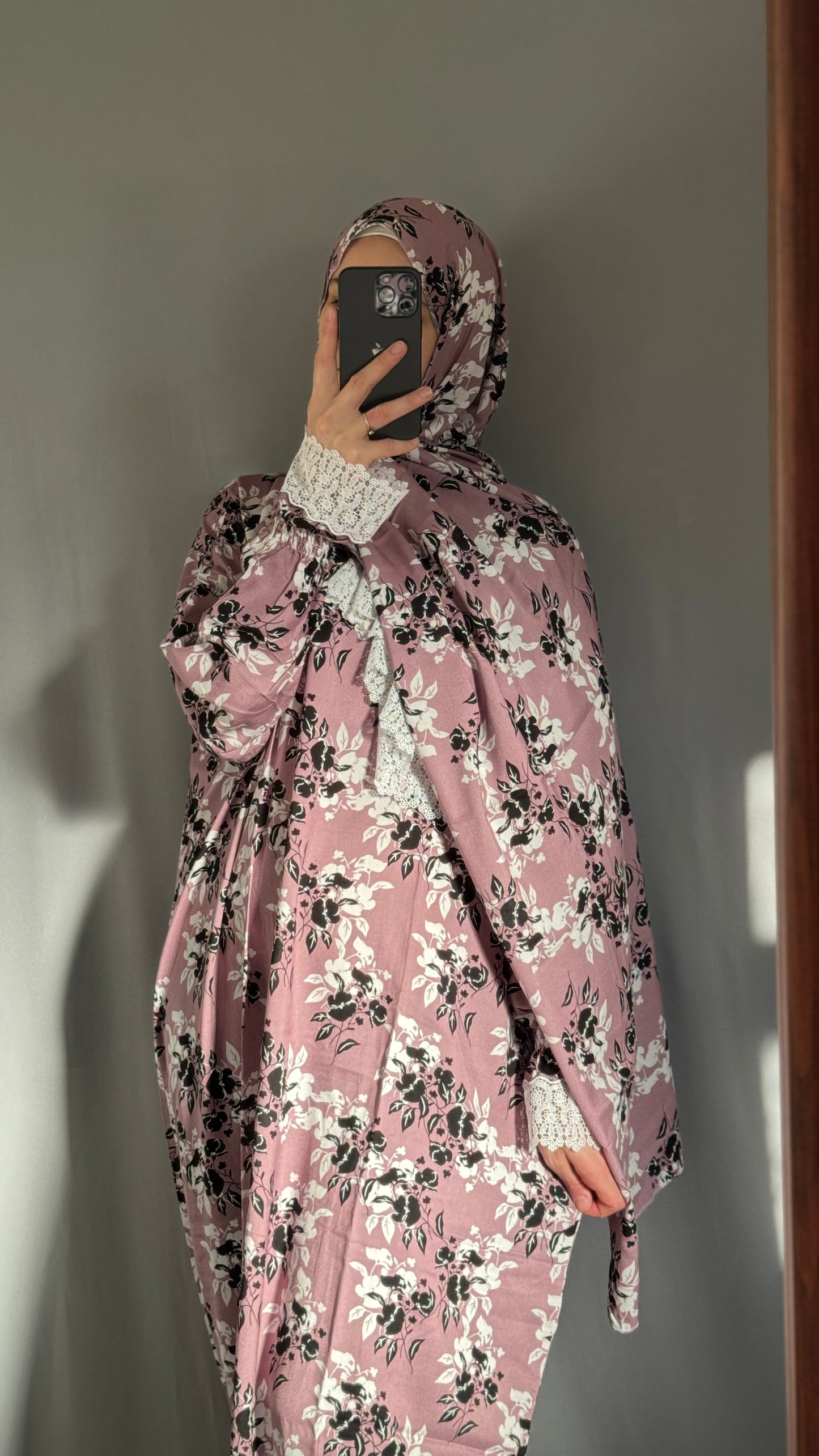 Purple Prayer Dress, Prayer Jilbab, Prayer Abaya, Two Piece Prayer dress muslim, Salah dress, Prayer set, Prayer outfit, Prayer clothes woman, muslim Prayer dress, Islamic gift