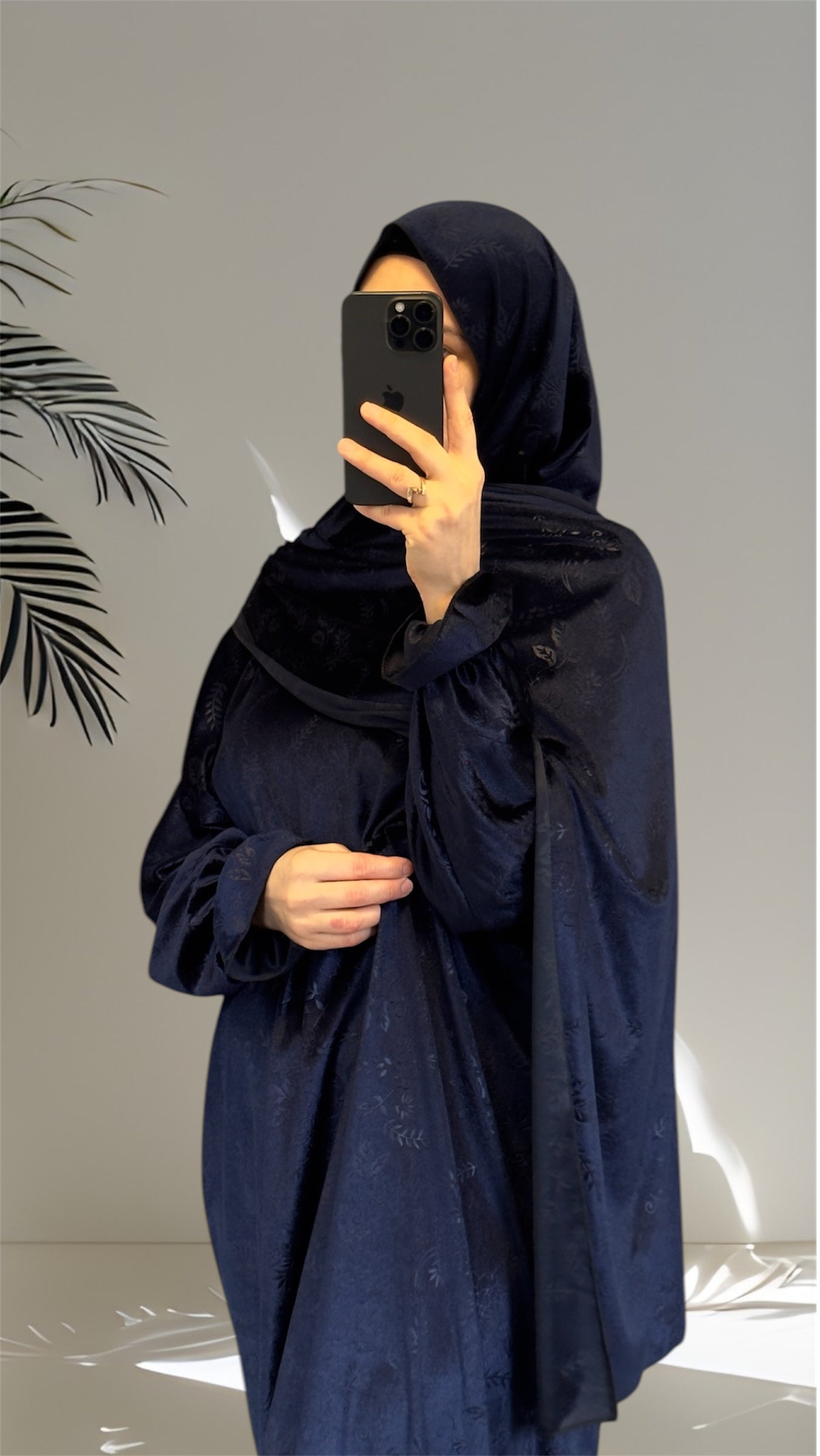 Navy Velvet Warm Prayer Dress, Prayer clothes for women, Islamic Prayer dress, Prayer Outfit, Prayer Set, Prayer Hijab, Salah dress, Islamic Gift, Muslim clothing, Prayer abaya