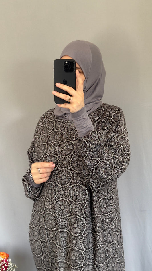 One piece prayer dress with attached hijab / Prayer Set Jilbab / Overhead Abaya / Overhead Khimar / Islamic prayer set / Prayer dress / One size fits all /Muslim wear / Prayer Robe / Fully Covering Prayer Hijab
