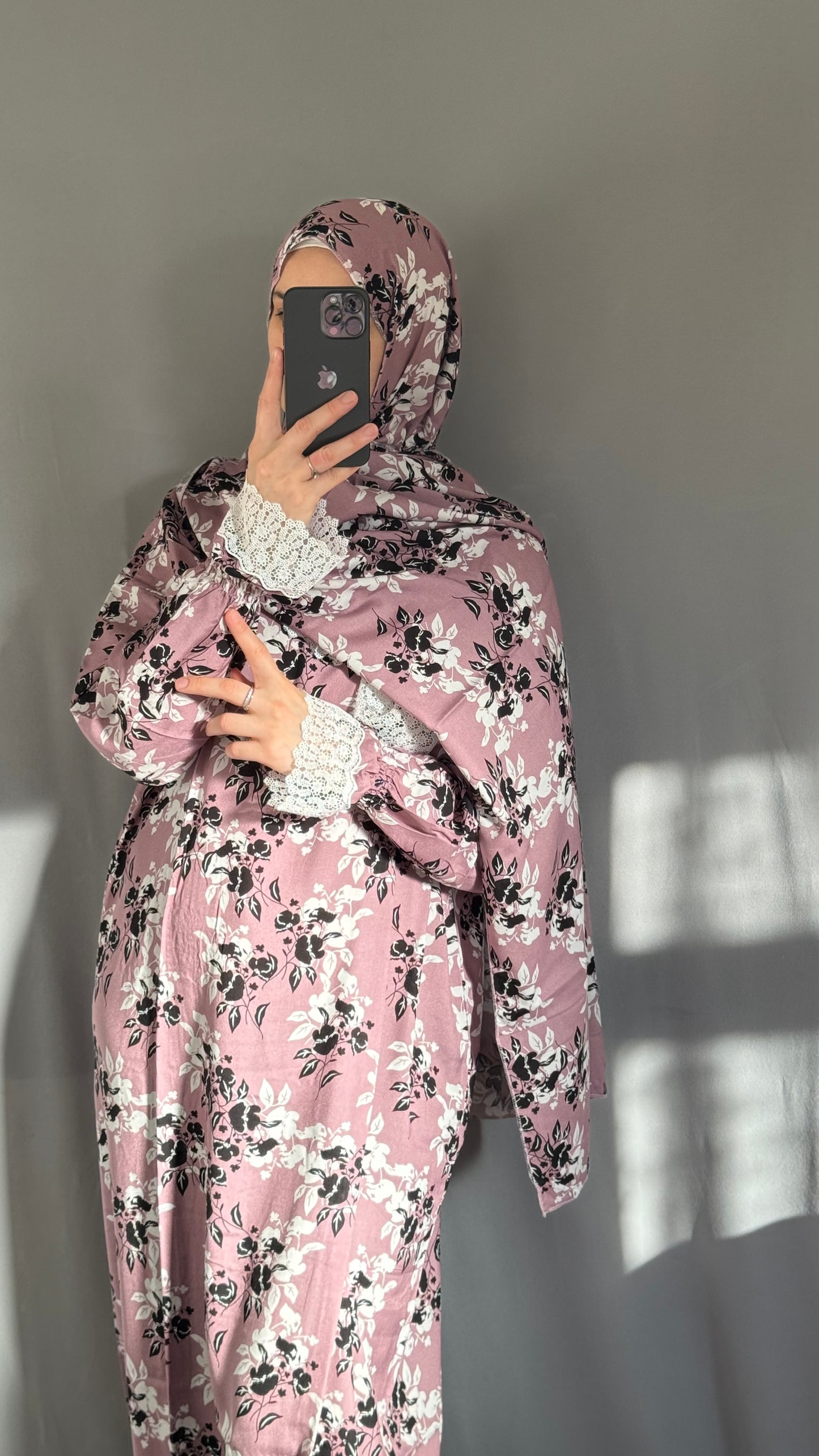 Purple Prayer Dress, Prayer Jilbab, Prayer Abaya, Two Piece Prayer dress muslim, Salah dress, Prayer set, Prayer outfit, Prayer clothes woman, muslim Prayer dress, Islamic gift