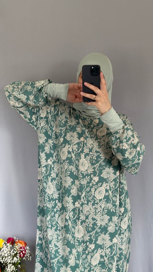 Prayer Abaya with attached hijab, Muslim Women Prayer Dress, One Piece Prayer dress, Islamic gifts, Salah dress, Prayer set, Prayer outfit,Prayer clothes for women, Islamic Prayer dress