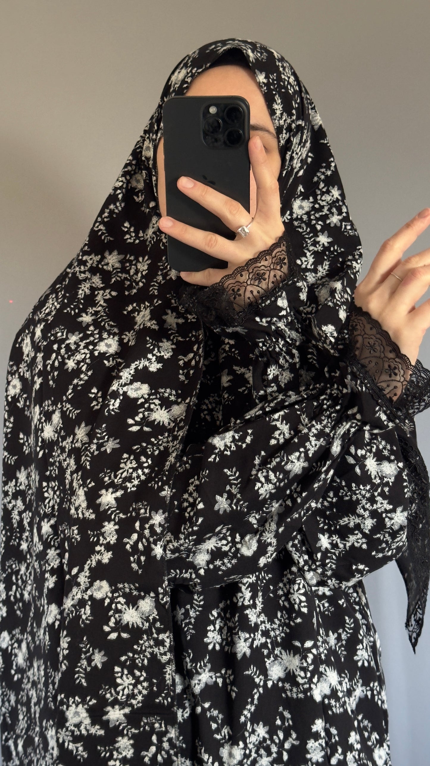 Black Luxury Prayer Dress, Prayer Jilbab, Prayer Abaya, Two Piece Prayer dress muslim, Salah dress, Prayer set, Prayer outfit, Prayer clothes woman, muslim Prayer dress, Islamic gift
