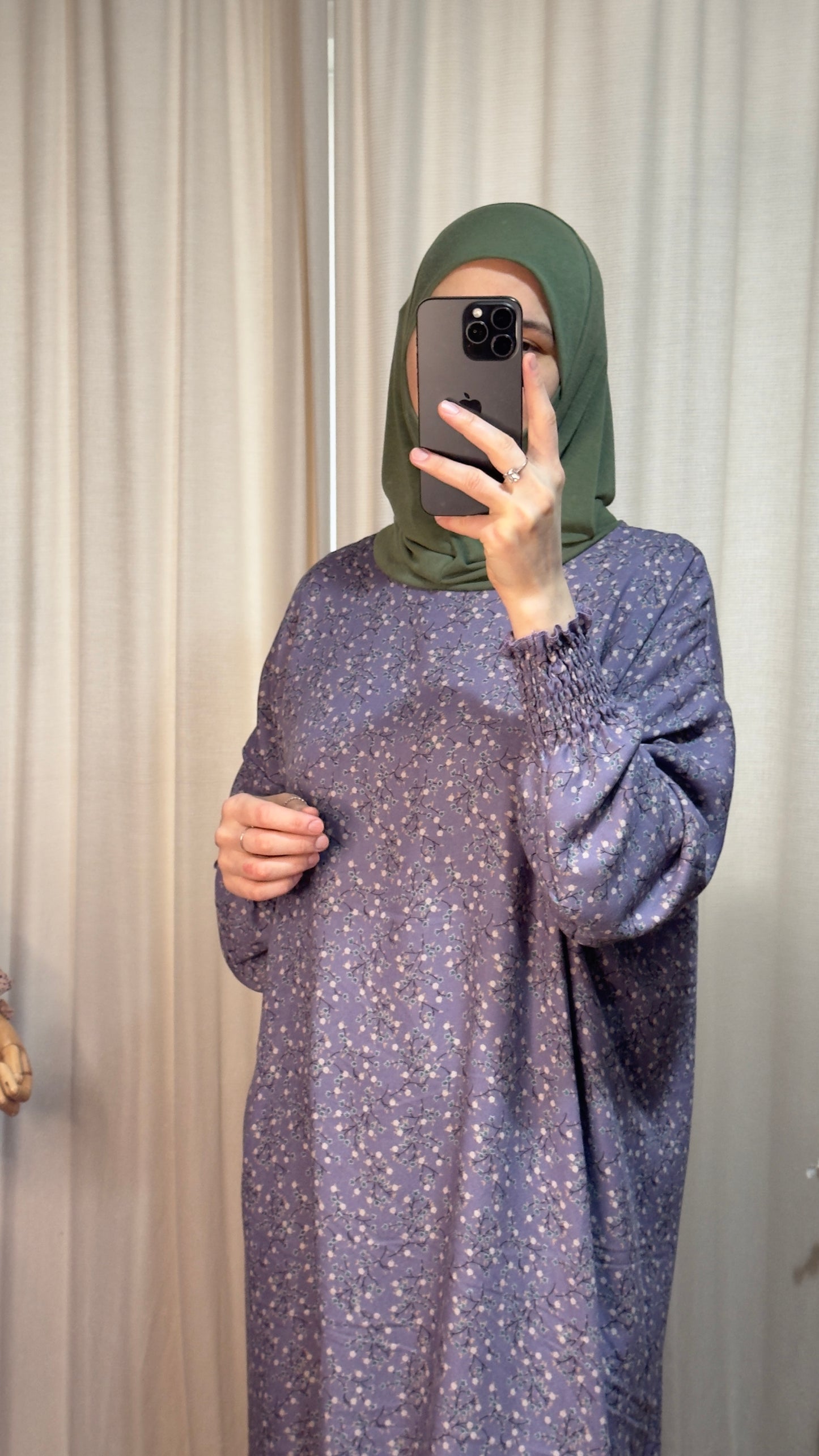 Purple one Piece Prayer Dress , Prayer Dress Set, High Quility Prayer Dress, Muslim Women Gift, Abaya Full Body Cover Dress, Hajj Dress, Prayer Outfit