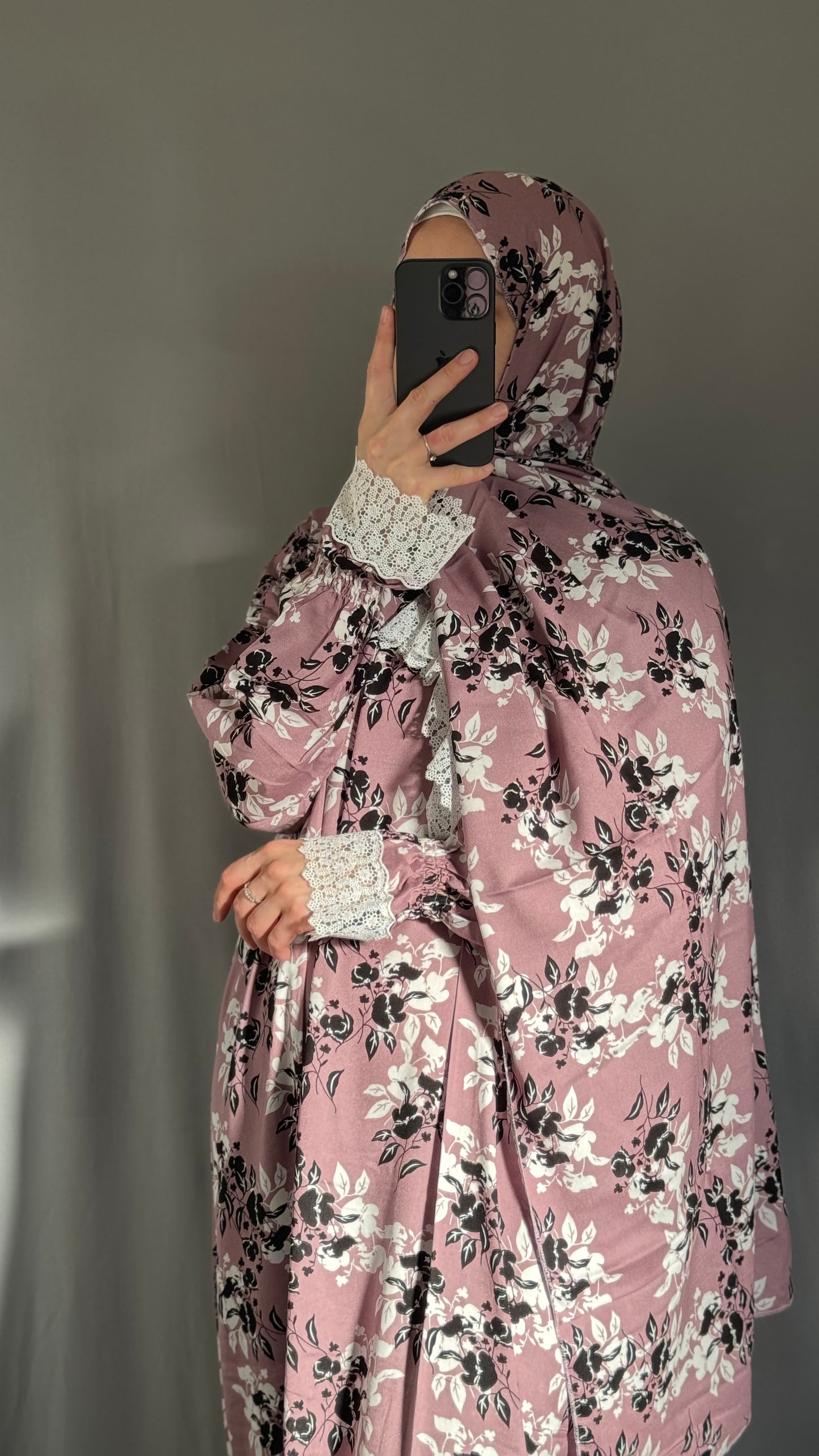 Purple Prayer Dress, Prayer Jilbab, Prayer Abaya, Two Piece Prayer dress muslim, Salah dress, Prayer set, Prayer outfit, Prayer clothes woman, muslim Prayer dress, Islamic gift