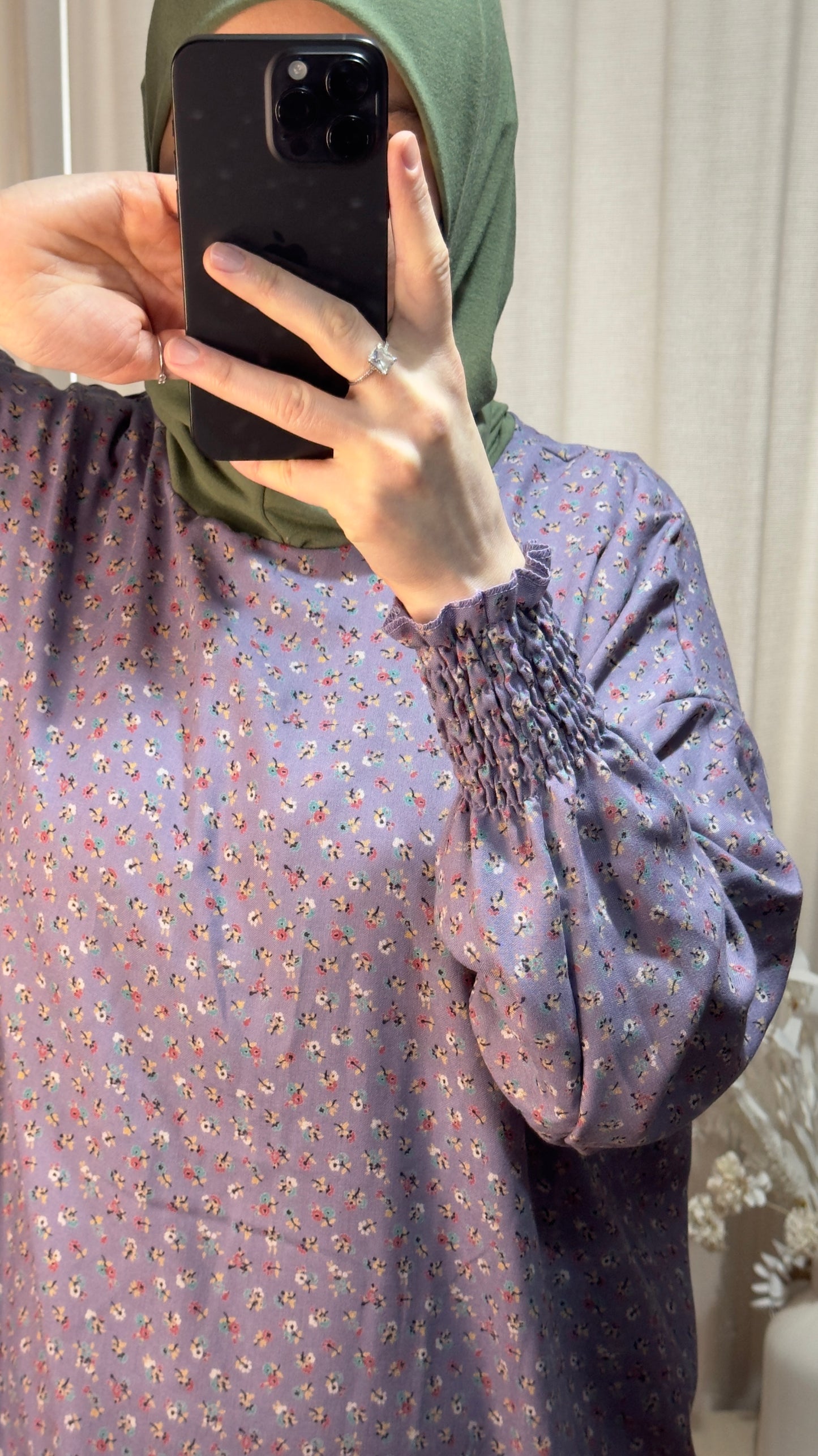 Light Purple Prayer Dress with Attached Hijab, Prayer Dress Set, High Quility Prayer Dress, Muslim Women Gift, Abaya Full Body Cover Dress, Hajj Dress, Prayer Outfit