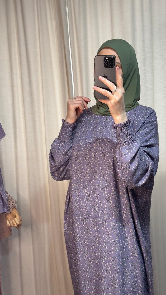 Purple one Piece Prayer Dress , Prayer Dress Set, High Quility Prayer Dress, Muslim Women Gift, Abaya Full Body Cover Dress, Hajj Dress, Prayer Outfit