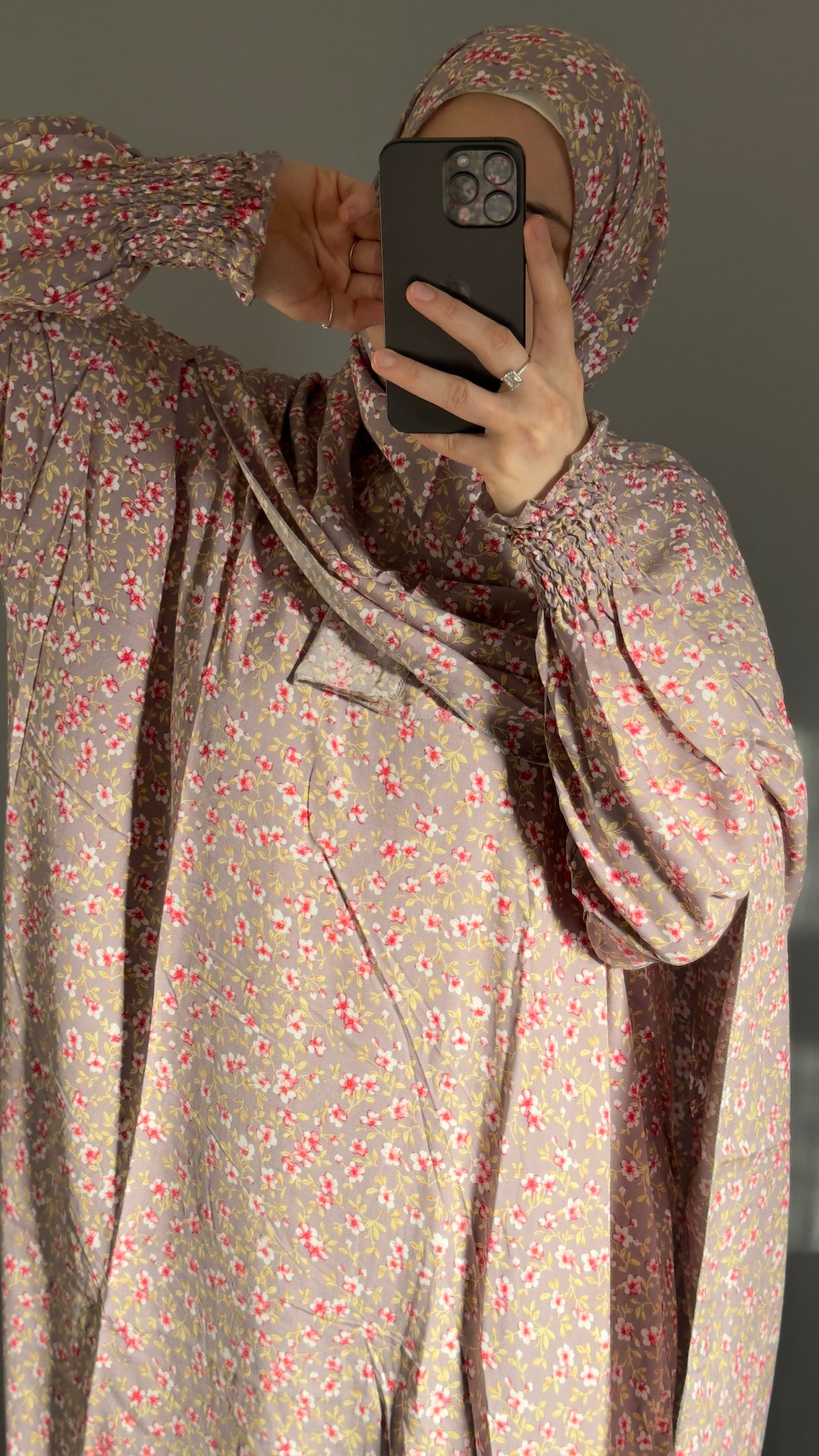 Pinky Prayer Abaya Set / Prayer Abaya Set / Pink Prayer Dress for Woman / Prayer Clothes Muslim / Prayer Gown / Prayer Outfit/ Salah Dress / Namaz Dress, Ramadan Abaya