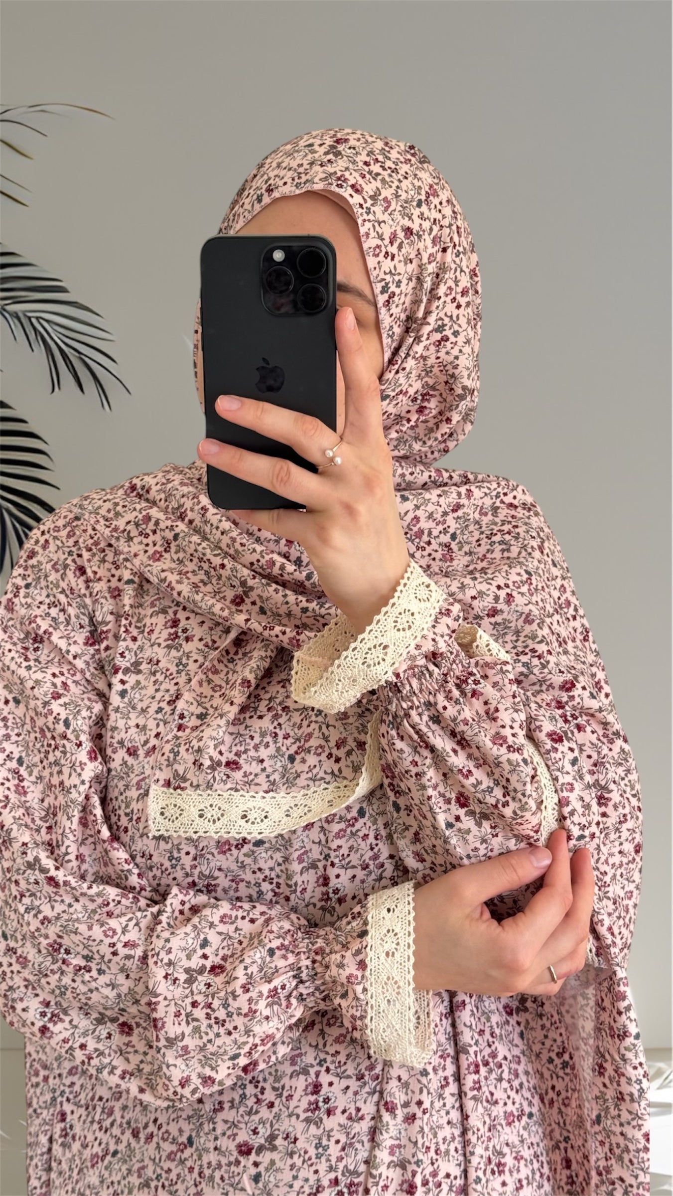 Overhead Abaya / Prayer Abaya Set / Pink Prayer Dress for Woman / Prayer Clothes Muslim / Prayer Gown / Prayer Outfit/ Salah Dress / Namaz Dress