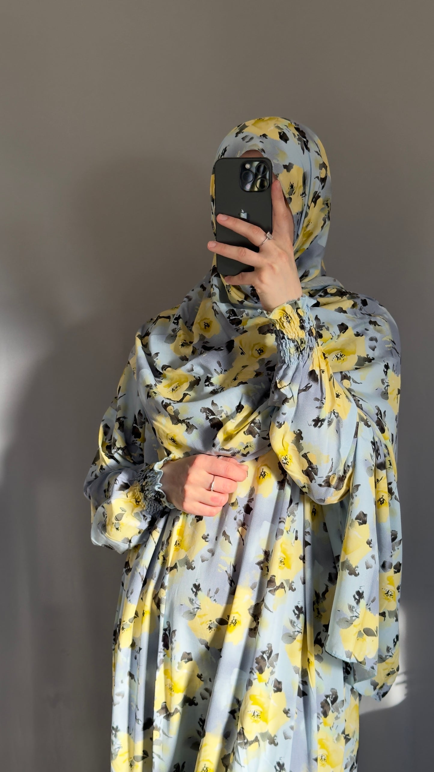 Elegant Blue Prayer Dress, Prayer Outfit, Maxi Dress, Khimar, Islamic Dress, Prayer Abaya, Prayer set, Islamic gift, PrayerHijab, Umrah Abaya, Ramadan Abaya, Prayer Wear for Tarawih