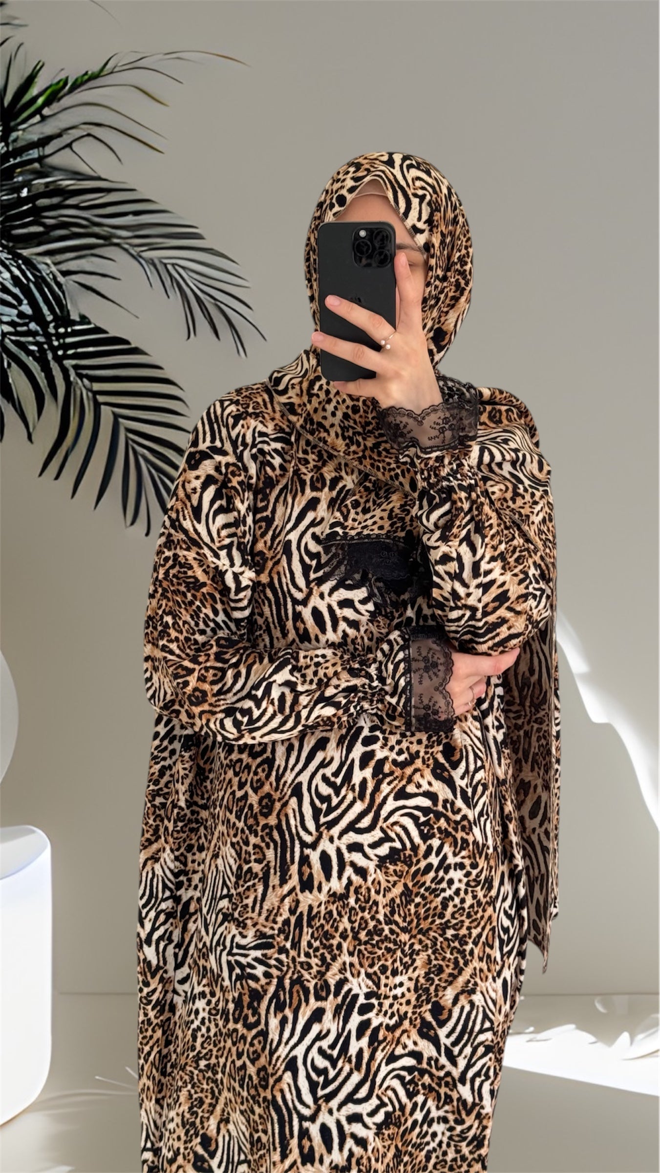 Leopard Prayer Dress, Prayer Jilbab, Prayer Abaya, Two Piece Prayer dress muslim, Salah dress, Prayer set, Prayer outfit, Prayer clothes woman, muslim Prayer dress, Islamic gift