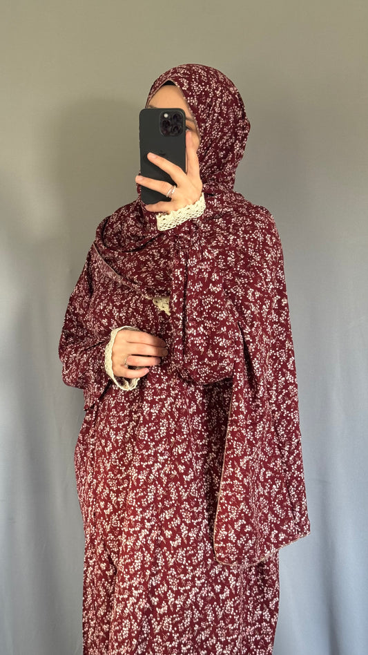 Luxury Cotton Prayer Dress, Prayer clothes for women, Islamic Prayer dress, Prayer Outfit, Prayer Set, Prayer Hijab, Salah dress, Islamic Gift, Muslim clothing, Prayer abaya