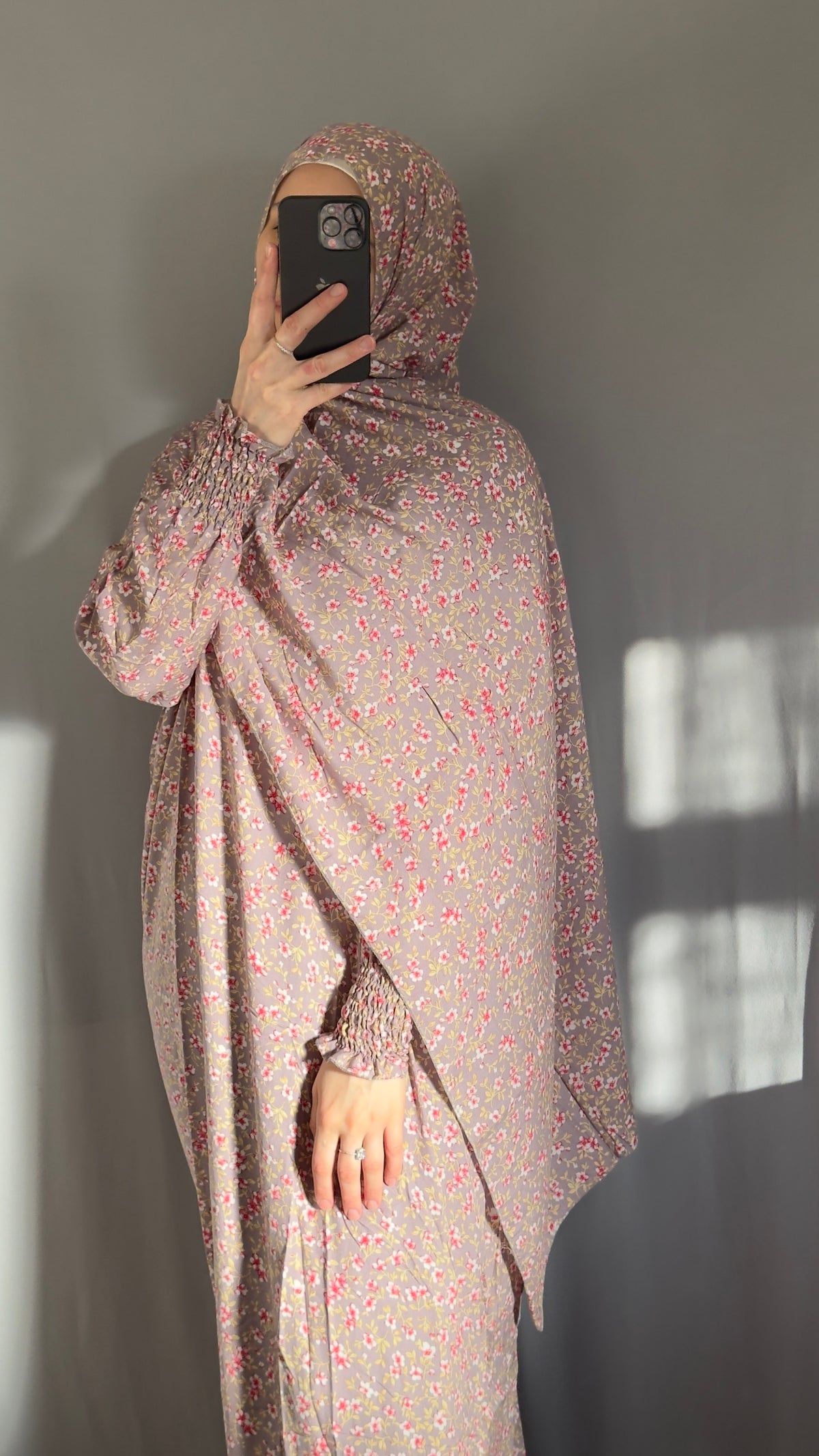 Pinky Prayer Abaya Set / Prayer Abaya Set / Pink Prayer Dress for Woman / Prayer Clothes Muslim / Prayer Gown / Prayer Outfit/ Salah Dress / Namaz Dress, Ramadan Abaya