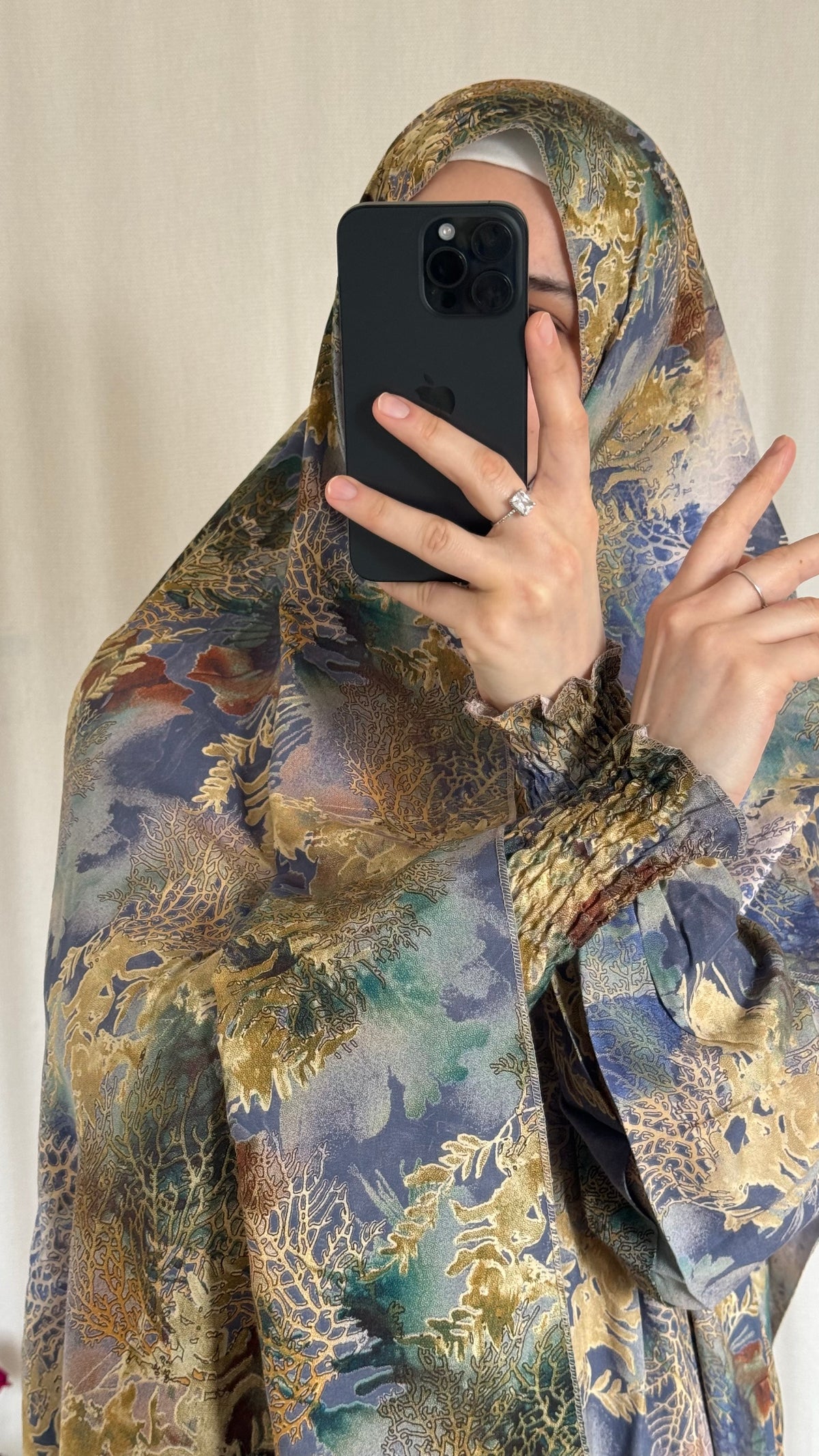 Women's One-Piece Prayer Dress with Attached and Separate Hijab | Full Coverage Salah Dress for Namaz |
Breathable Cotton Salah Dress in 3 width Size | Lightweight Prayer Abaya