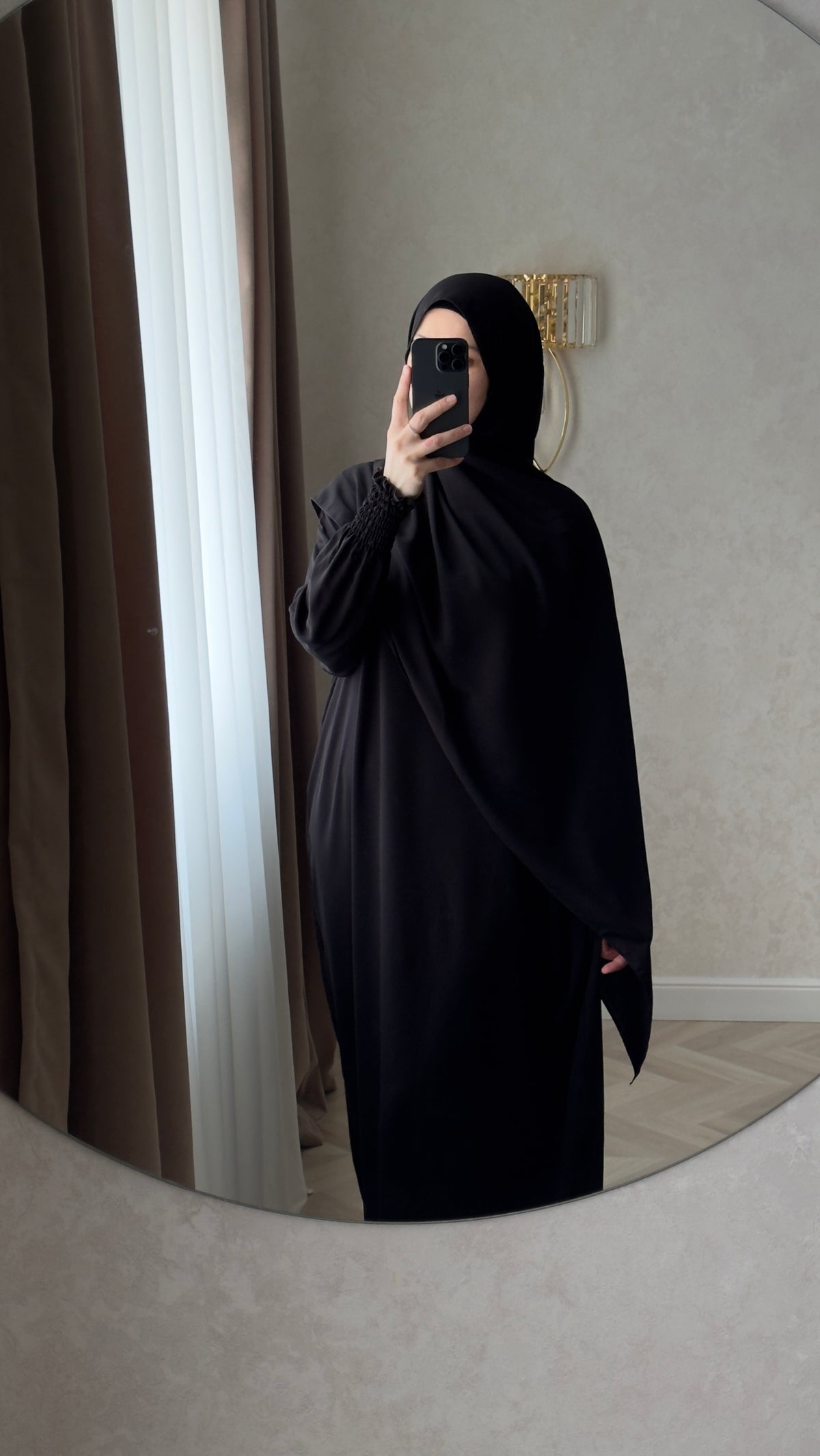 Black Prayer Dress / Overhead Abaya / Prayer Abaya Set / Prayer Dress for Woman / Prayer Clothes Muslim / Prayer Gown / Prayer Outfit/ Salah Dress / Namaz Dress