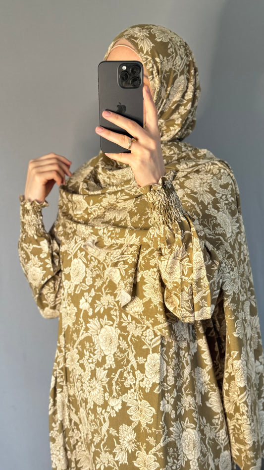 Ramadan Abaya, Elegant Prayer Dress, Prayer Outfit, Maxi Dress, Khimar, Islamic Dress, Prayer Abaya, Prayer set, Islamic gift, PrayerHijab, Umrah Abaya,