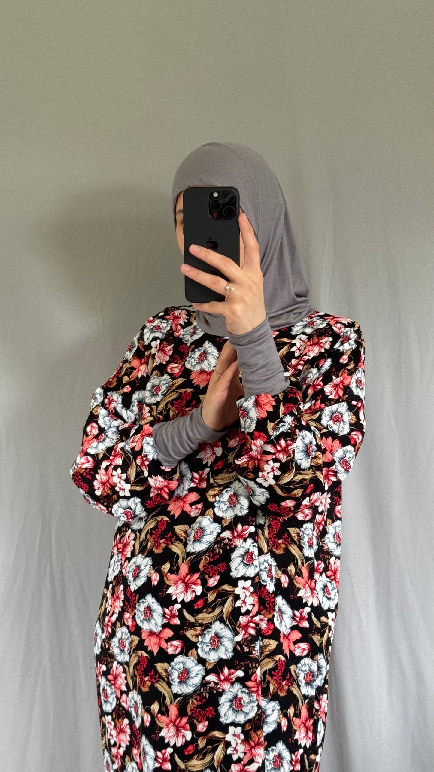 One Piece Prayer dress, Floral Abaya, Muslim Women Prayer Dress, Islamic gifts, Salah dress, Prayer set, Prayer outfit, Prayer clothes for women, Islamic Prayer dress