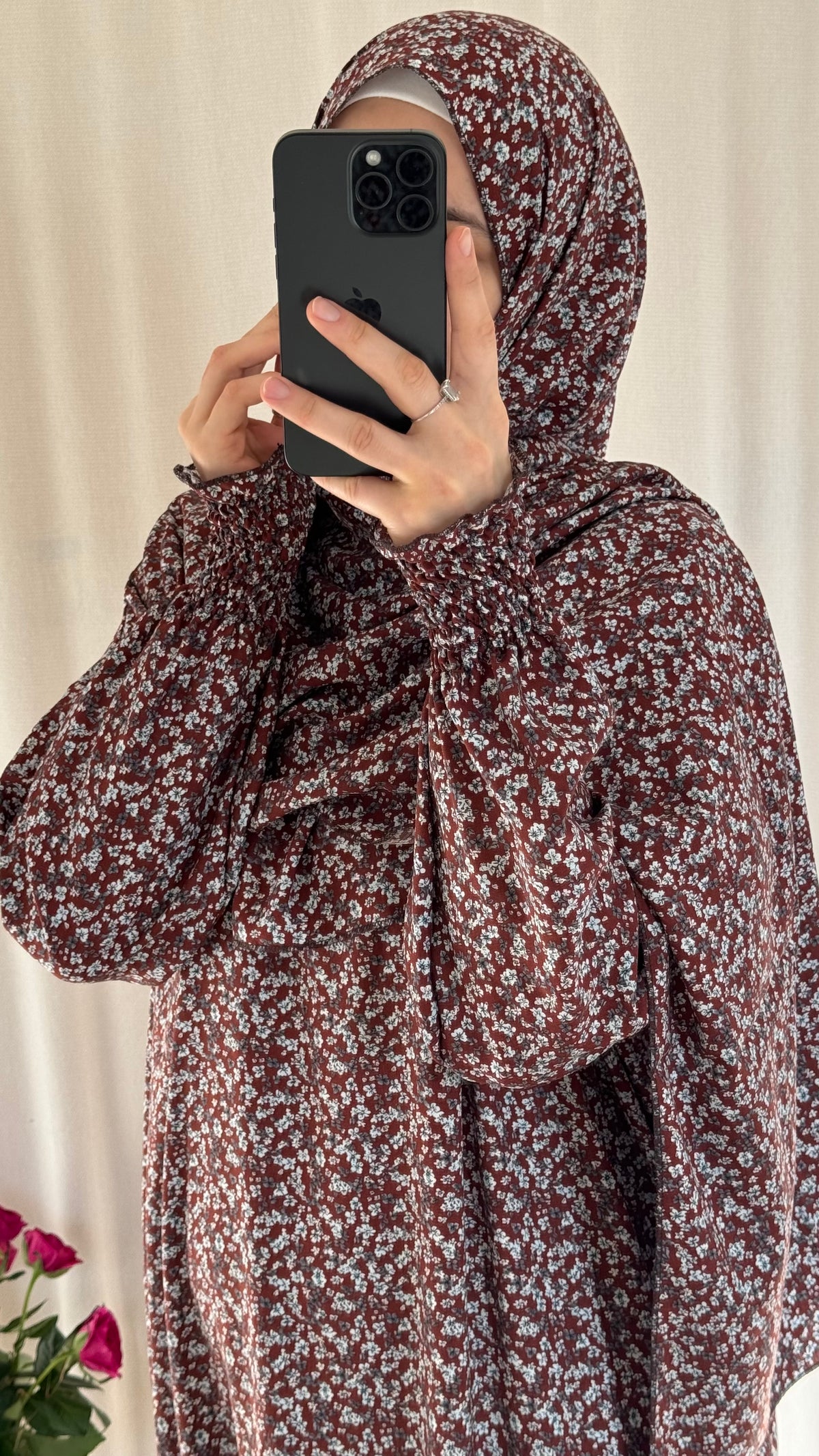 Brown Prayer Dress | Full Coverage Salah Dress for Namaz |
Breathable Cotton Salah Dress in 3 width Size | Islamic Prayer Clothes