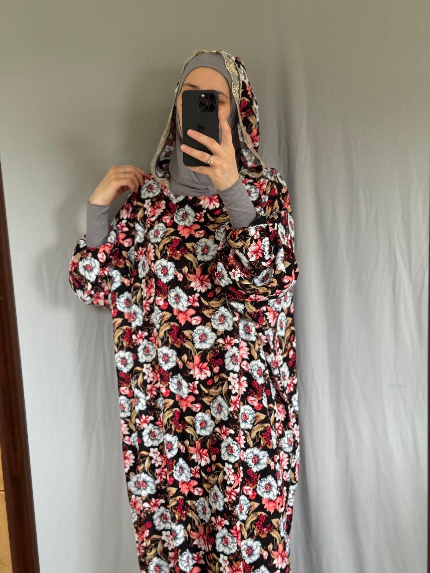 One Piece Oversize Prayer Dress, Pink Prayer Dress Set, High Quility Prayer Dress, Muslim Women Gift, Abaya, Full Body Cover Dress, Hajj Dress, Prayer Outfit, Eid gift