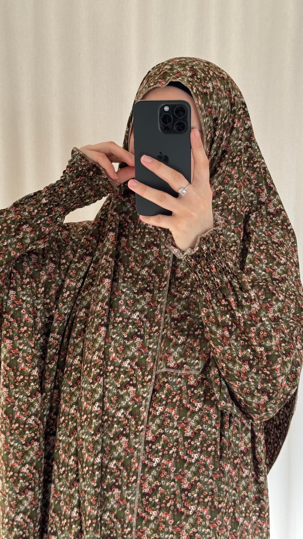 Green Prayer Dress | Full Coverage Salah Dress for Namaz |
Breathable Cotton Salah Dress in 3 width Size | Islamic Prayer Clothes