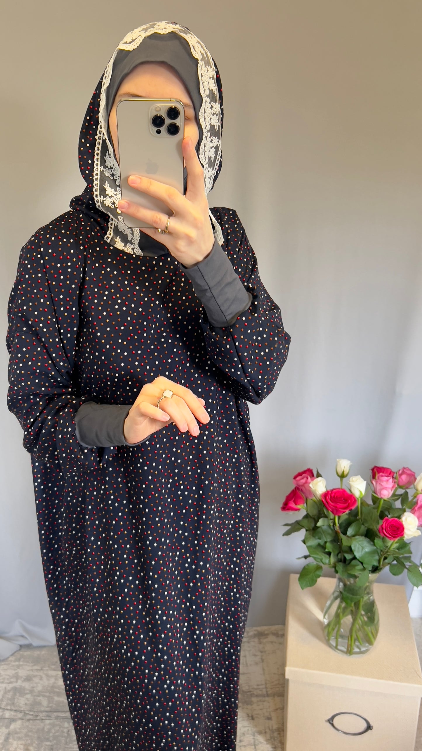 Prayer Dress, Islamic Prayer dress, Prayer Abaya, One Piece Prayer Dress with attached Hijab, Prayer Dress for Woman, Ramadan Eid Gift, Prayer Hijab