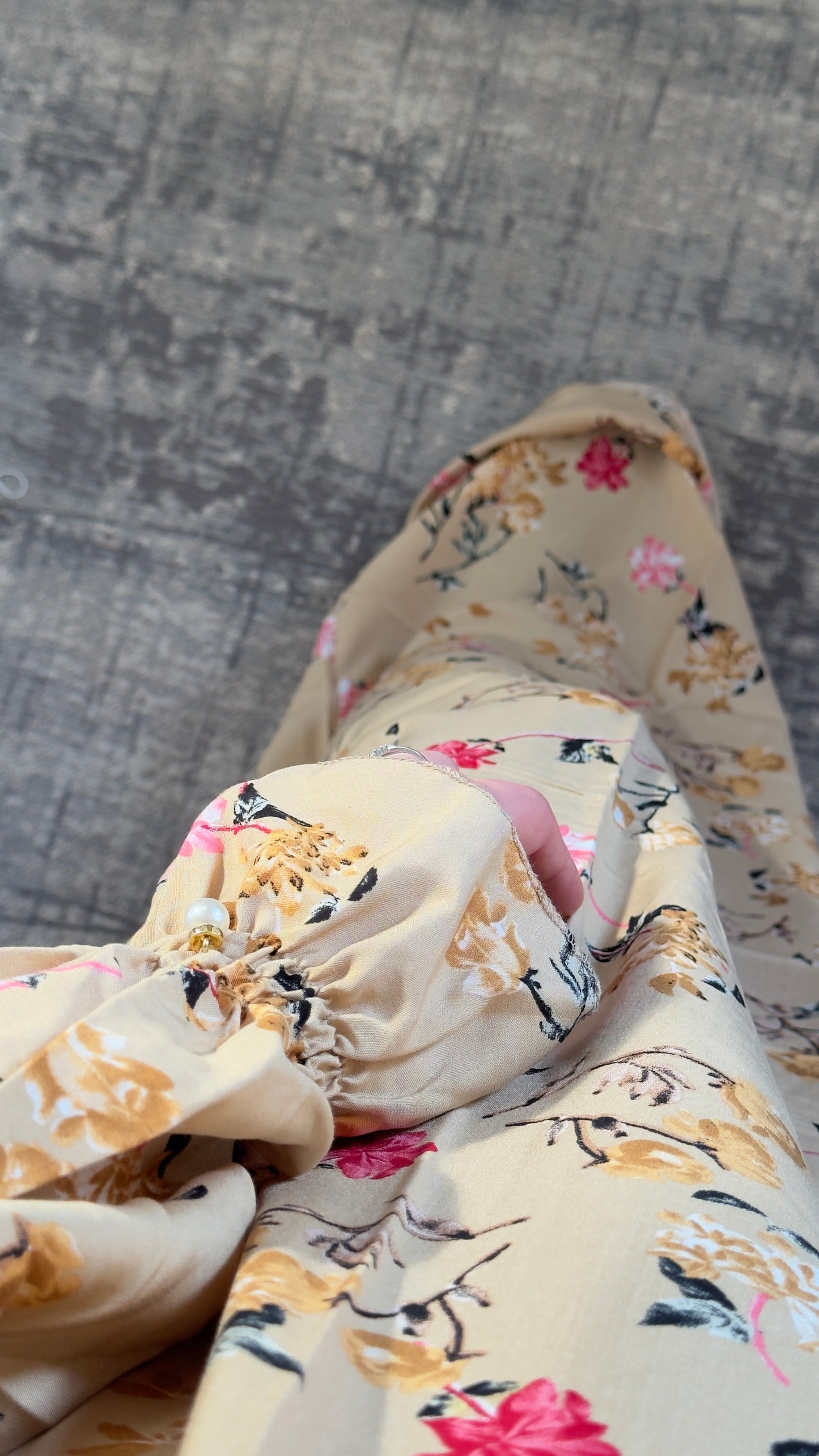 Beige Prayer Dress / Overhead Abaya / Prayer Abaya Set / Prayer Dress for Woman / Prayer Clothes Muslim / Prayer Gown / Prayer Outfit/ Salah Dress / Namaz Dress