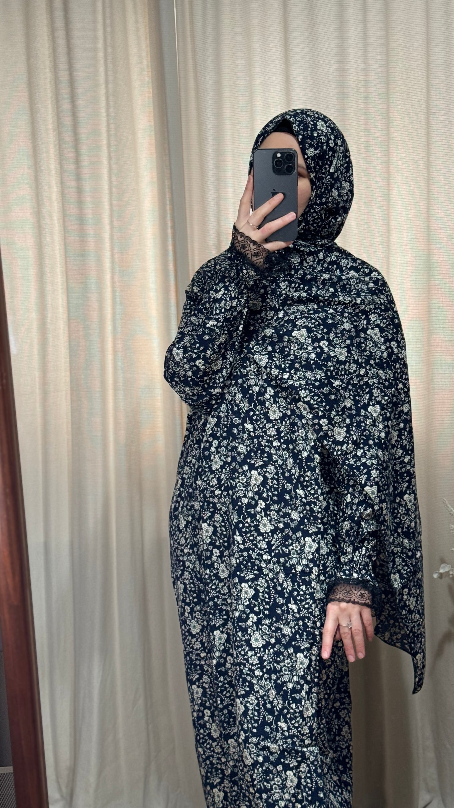 Elegant Prayer Dress, Prayer Outfit, Maxi Dress, Khimar, Islamic Dress, Prayer Abaya, Prayer set, Islamic gift, Abaya & Hijab, Green prayer veil