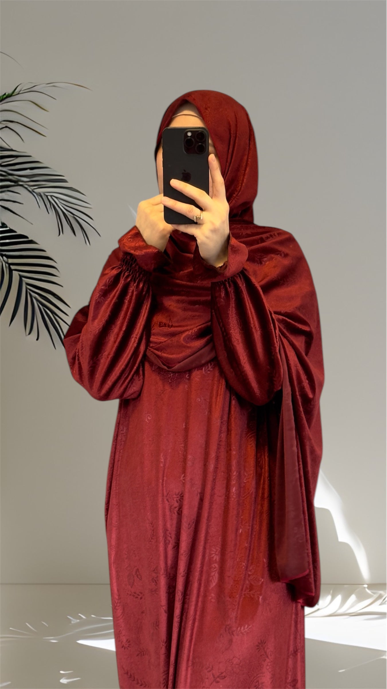 Luxury Velvet Warm Prayer Dress, Prayer clothes for women, Islamic Prayer dress, Prayer Outfit, Prayer Set, Prayer Hijab, Salah dress, Islamic Gift, Muslim clothing, Winter Abaya