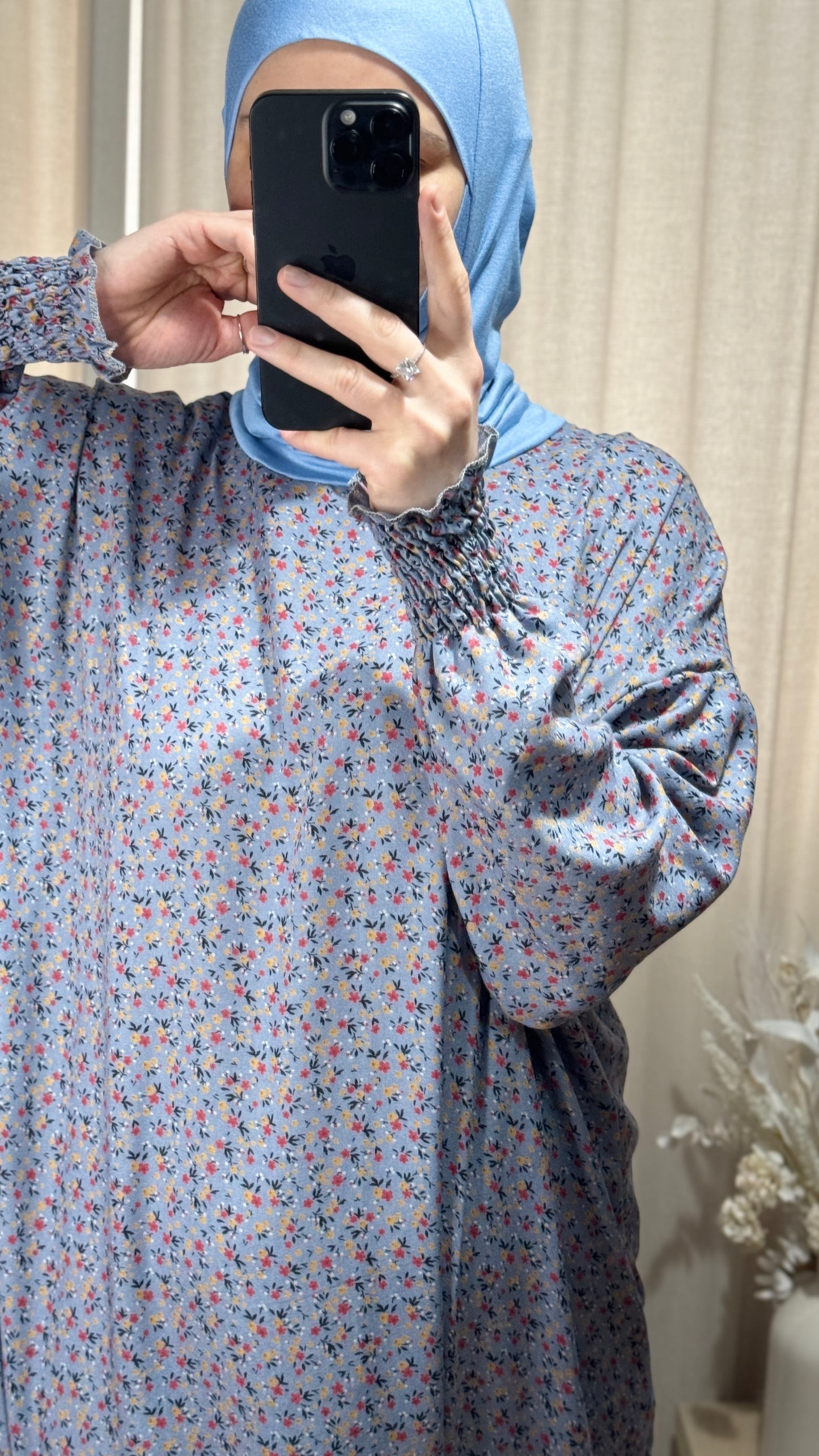 Blue Prayer Dress, Prayer Dress Set, High Quility Prayer Dress, Muslim Women Gift, Abaya Full Body Cover Dress, Hajj Dress, Prayer Outfit, Islamic Gift