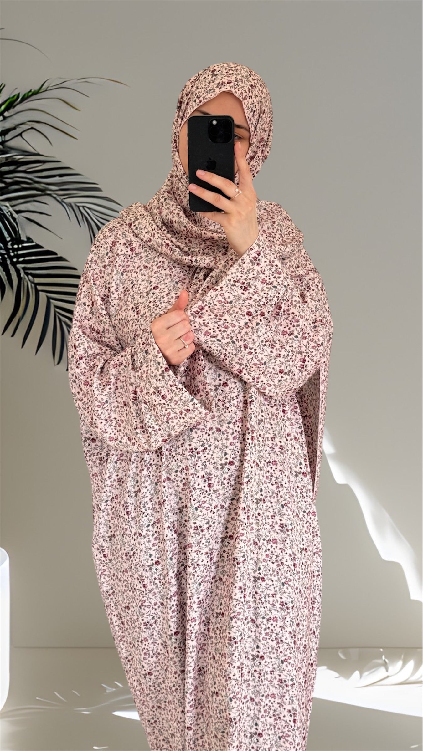 Pink Abaya, Maxi Dress, prayer  abaya, Muslim Women long Dress, Islamic Dress, Hijab, long Sleeve Dress, Kaftan, Modest Clothing, Clothed Abaya