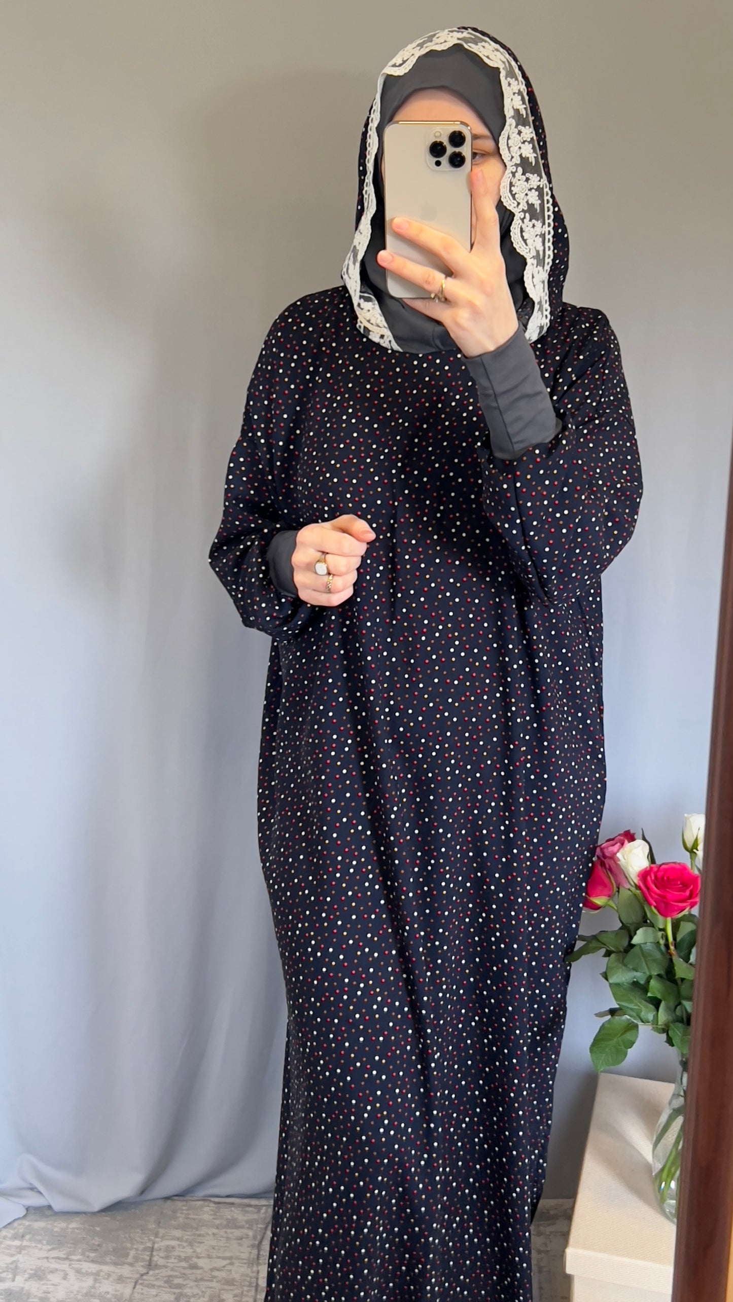 Prayer Dress, Islamic Prayer dress, Prayer Abaya, One Piece Prayer Dress with attached Hijab, Prayer Dress for Woman, Ramadan Eid Gift, Prayer Hijab