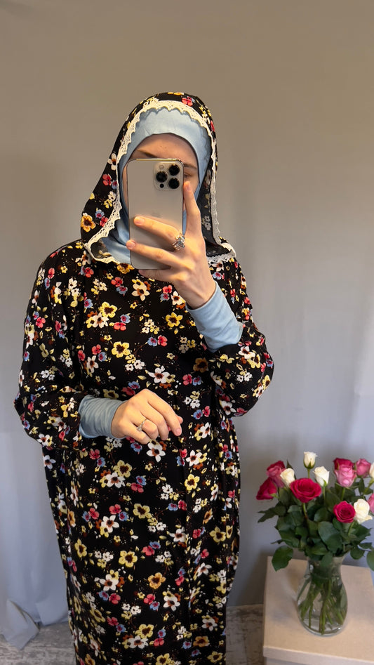 Ramadan dress, Prayer Dress Set, Abaya with Integrated Hijab, High Quility Prayer Dress, Muslim Women Gift, Abaya, Full Body Cover Dress, Hajj Dress, Prayer Outfit