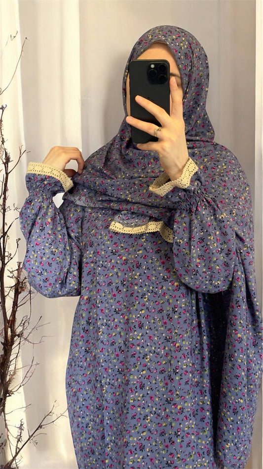 Islamic Prayer Dress / Overhead Abaya / Prayer Abaya Set / Prayer Dress for Woman / Prayer Clothes Muslim / Prayer Gown / Prayer Outfit/ Salah Dress / Namaz Dress / eid gift