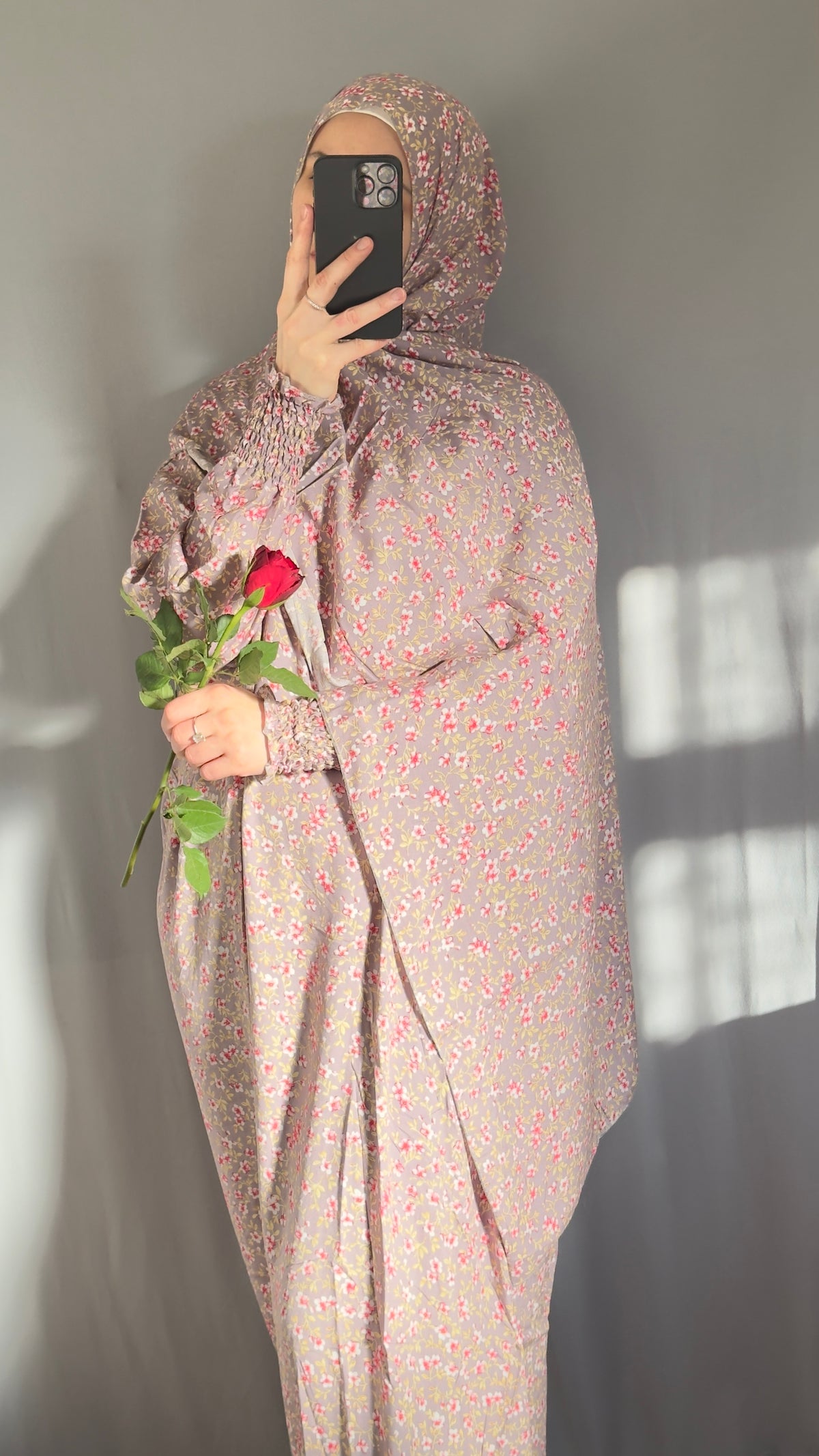 Pinky Prayer Abaya Set / Prayer Abaya Set / Pink Prayer Dress for Woman / Prayer Clothes Muslim / Prayer Gown / Prayer Outfit/ Salah Dress / Namaz Dress, Ramadan Abaya