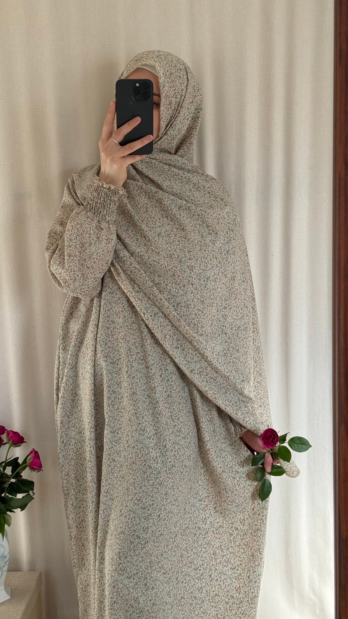 Mint Cotton Prayer Dress, Prayer clothes for women, Islamic Prayer dress, Prayer Outfit, Prayer Set, Prayer Hijab, Salah dress, Islamic Gift, Muslim clothing, Prayer abaya