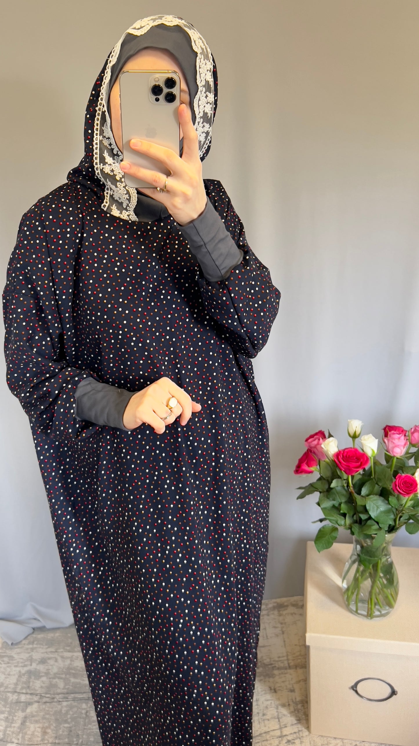 Prayer Dress, Islamic Prayer dress, Prayer Abaya, One Piece Prayer Dress with attached Hijab, Prayer Dress for Woman, Ramadan Eid Gift, Prayer Hijab