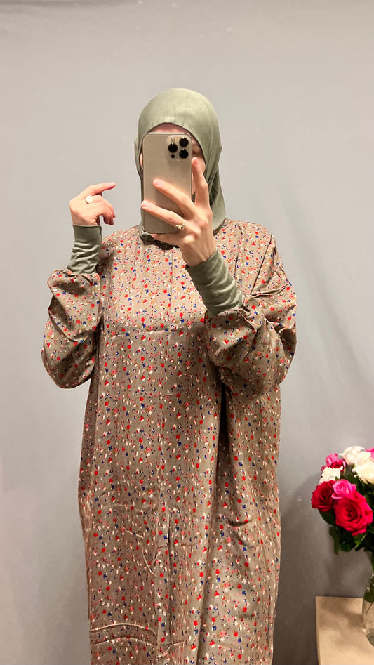 Prayer Abaya with attached hijab, Muslim Women Prayer Dress, One Piece Prayer dress, Islamic gifts, Salah dress, Prayer set, Prayer outfit,Prayer clothes for women, Islamic Prayer dress