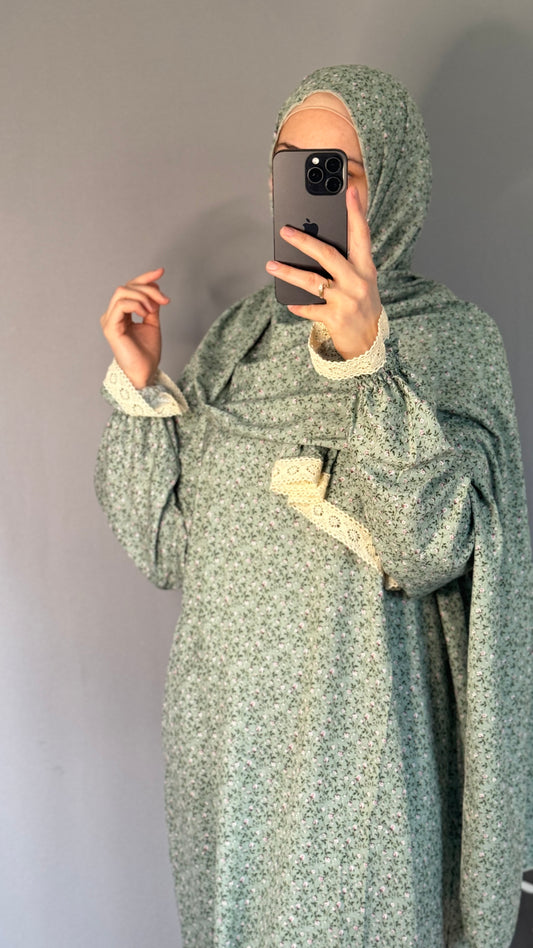 Luxury Cotton Prayer Dress, Prayer clothes for women, Islamic Prayer dress, Prayer Outfit, Prayer Set, Prayer Hijab, Salah dress, Islamic Gift, Muslim clothing, Prayer abaya