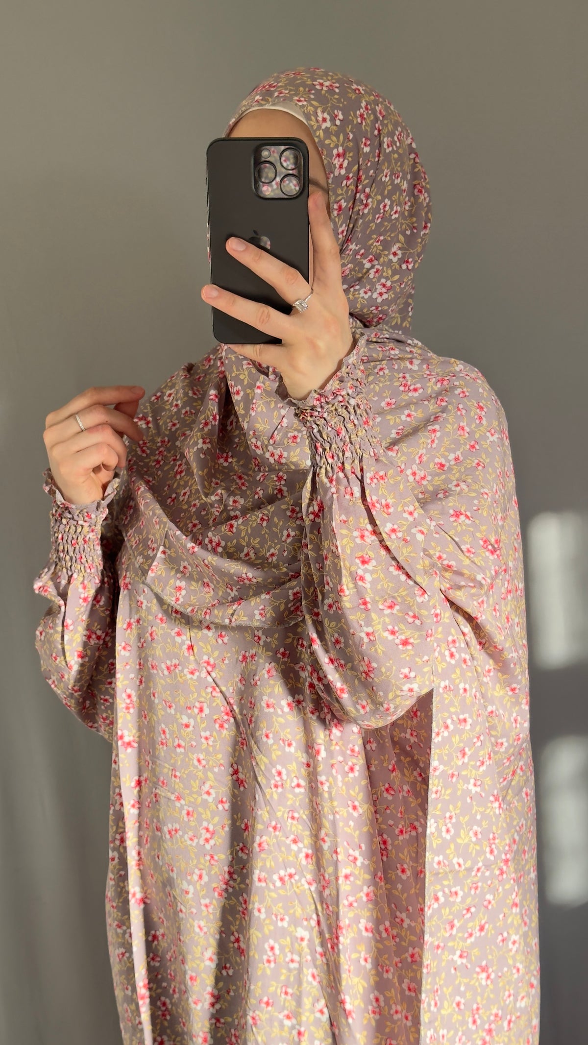 Pinky Prayer Abaya Set / Prayer Abaya Set / Pink Prayer Dress for Woman / Prayer Clothes Muslim / Prayer Gown / Prayer Outfit/ Salah Dress / Namaz Dress, Ramadan Abaya