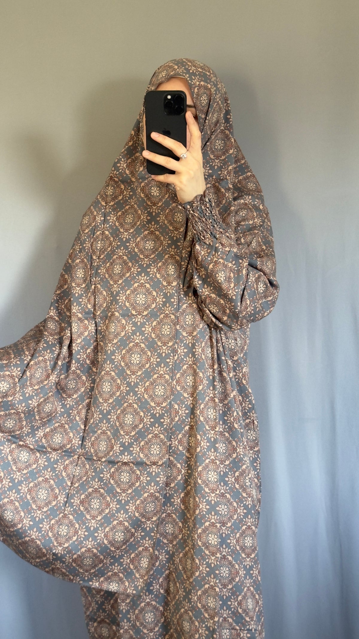 Elegant Prayer Dress, Prayer Outfit, Maxi Dress, Khimar, Islamic Dress, Prayer Abaya, Prayer set, Islamic gift, PrayerHijab, Umrah Abaya, Ramadan Abaya, One Size Prayer Dress