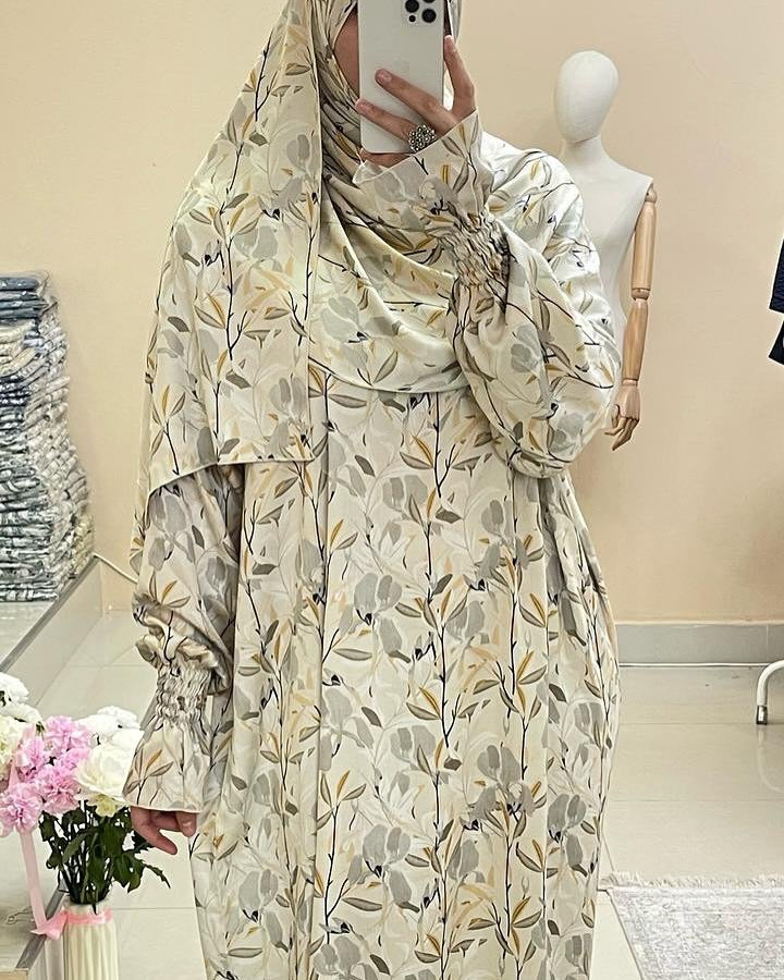 Silk Prayer Dress, Prayer clothes for women, Islamic Prayer dress, Prayer Outfit, Prayer Set, Prayer Hijab, Salah dress, Islamic Gift, Muslim clothing, Prayer abaya