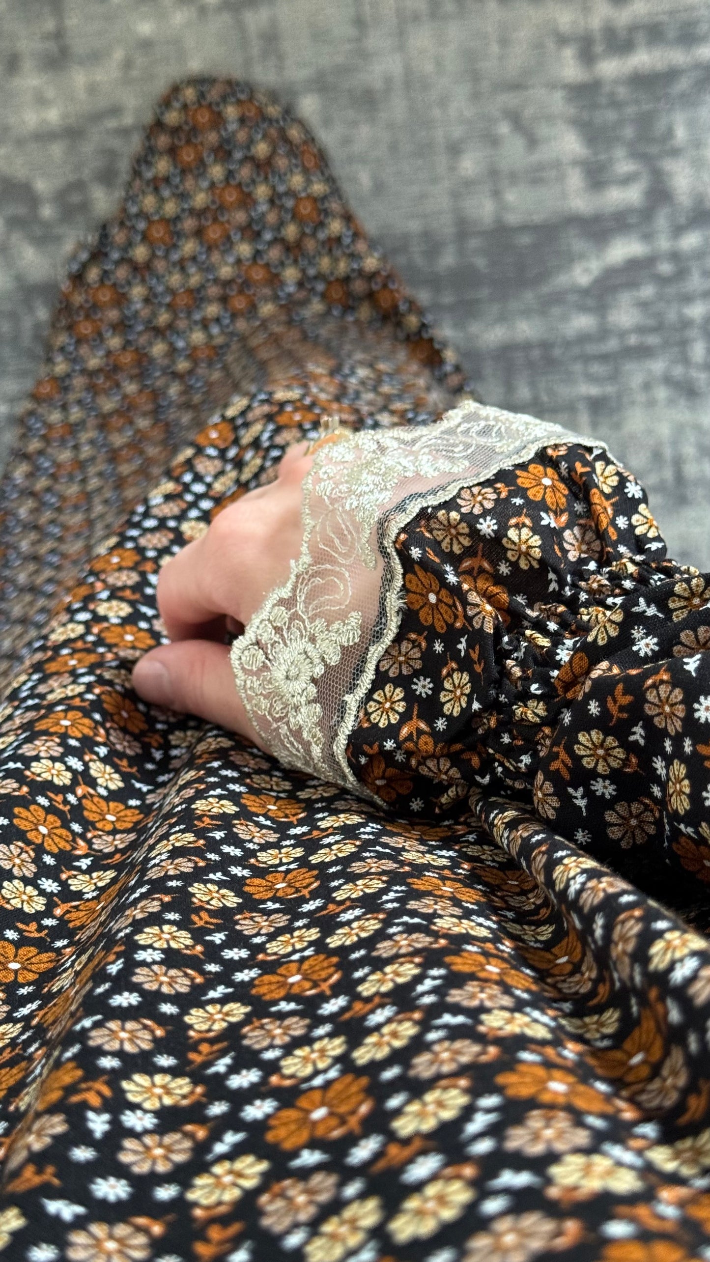 Floral Prayer Dress / Overhead Abaya / Prayer Abaya Set / Prayer Dress for Woman / Prayer Clothes Muslim / Prayer Gown / Prayer Outfit/ Salah Dress / Namaz Dress